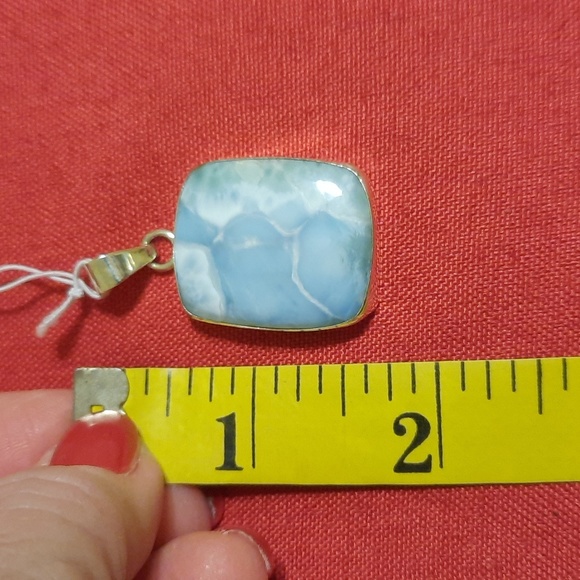 LARIMAR New STERLING SILVER LARIMAR pendant - Picture 4 of 7